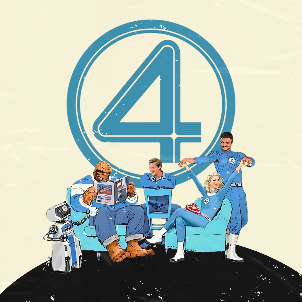 Film Poster for the movie Fantastic Four: First Steps (2025)